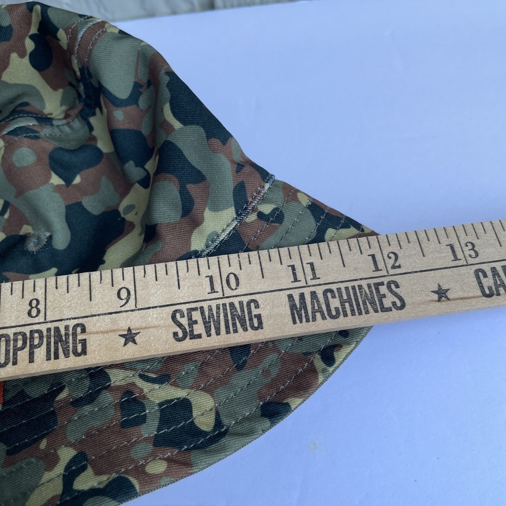 Dixxon Bucket Hat mens One size Green CAMO Reversible outdoor camping Hiking Log - Picture 11 of 11